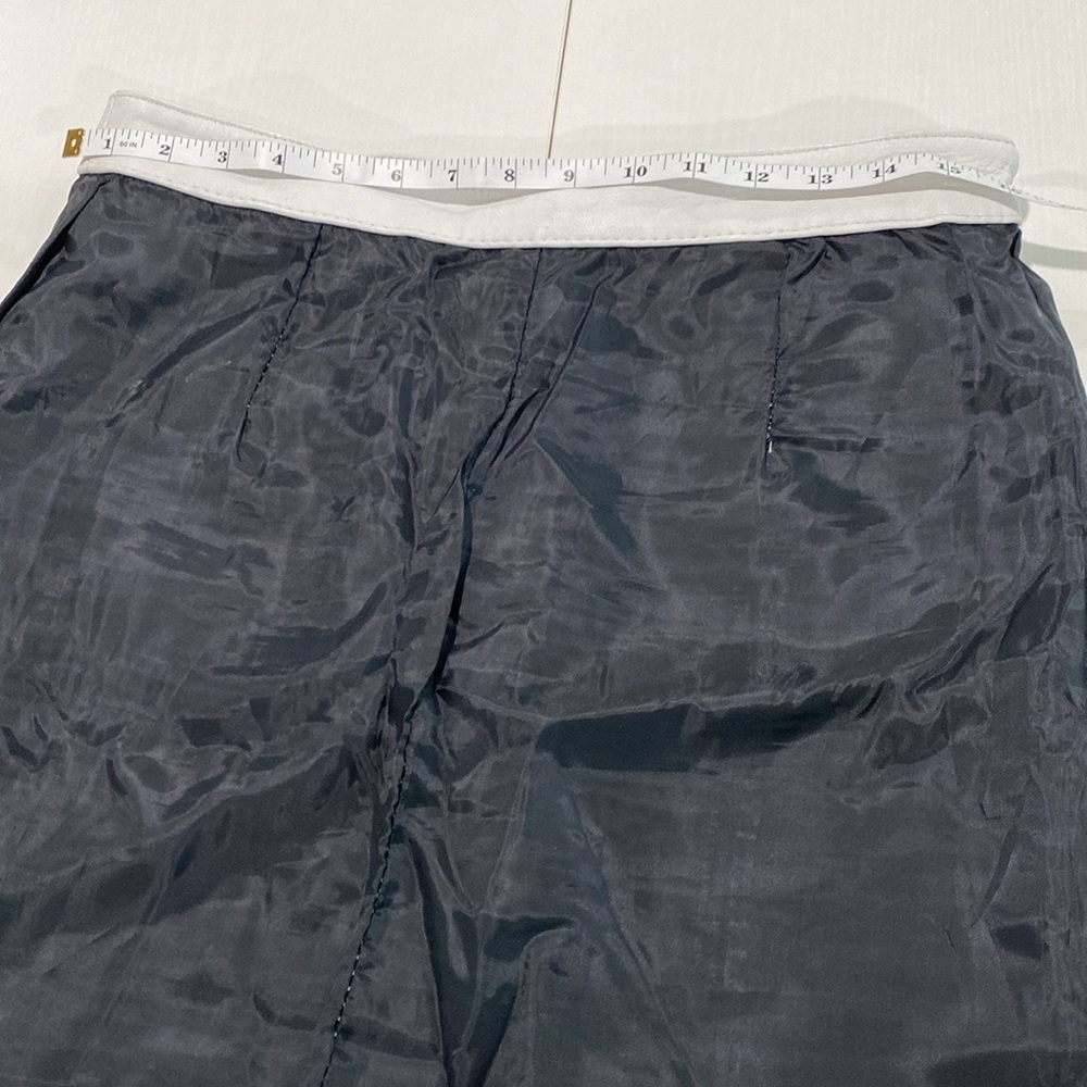 Vintage white leather mini skirt size medium by Edarly Mexico - Picture 10 of 12